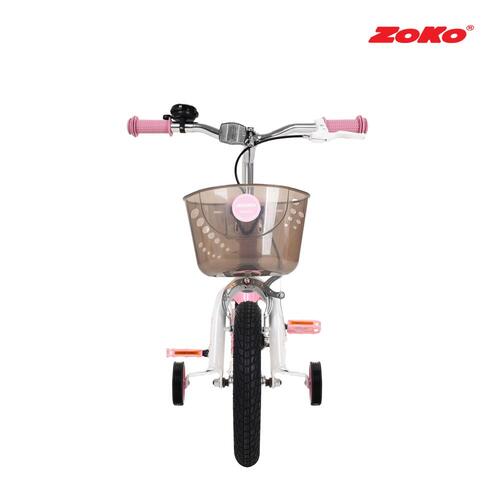 ZOKO 조코 24년형 비틀 12인치 유아동 체인네발자전거-핑크&amp;화이트(코스터풋브레이크 장착) 기본형